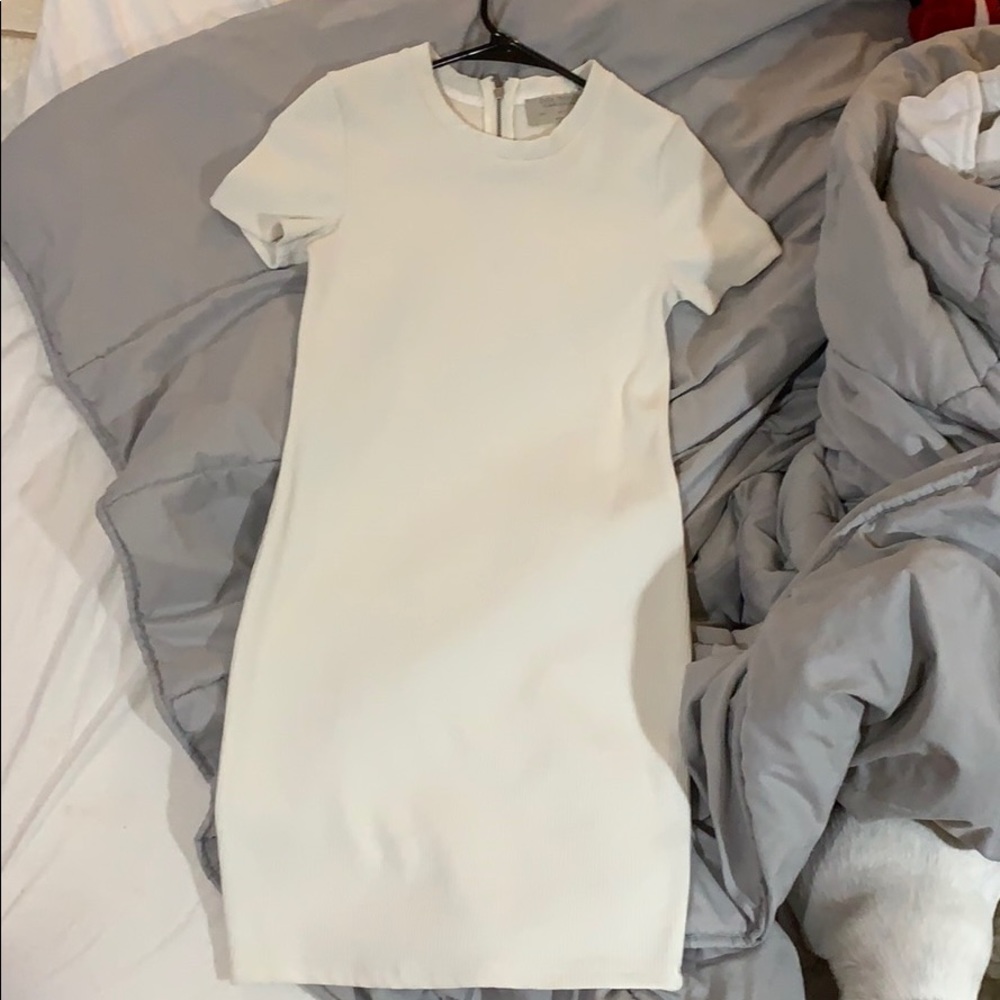 Zara ribbed, bodycon dress